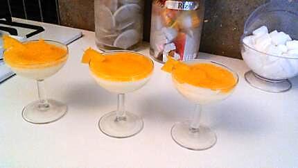 recette Panna cotta vanille et son coulis de mangue