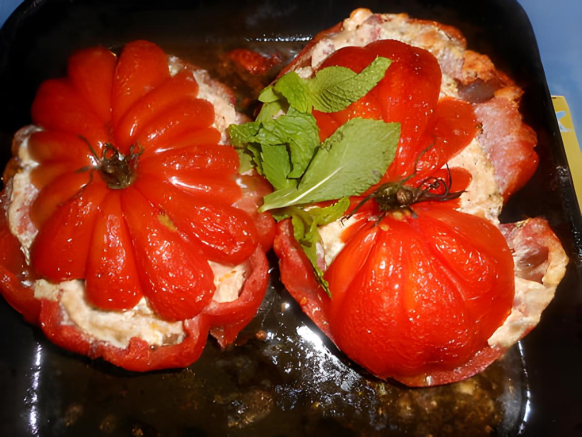 recette Tomates farcies au saumon