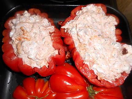 recette Tomates farcies au saumon