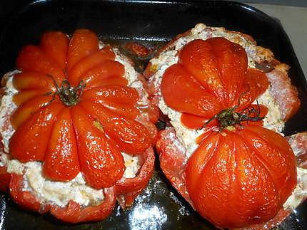recette Tomates farcies au saumon