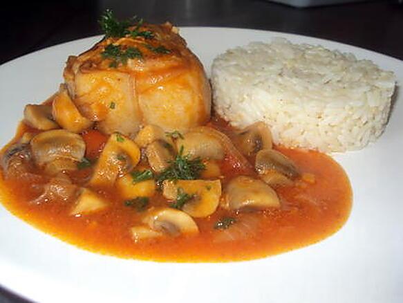 recette Paupiettes aux champignons et sauce tomate