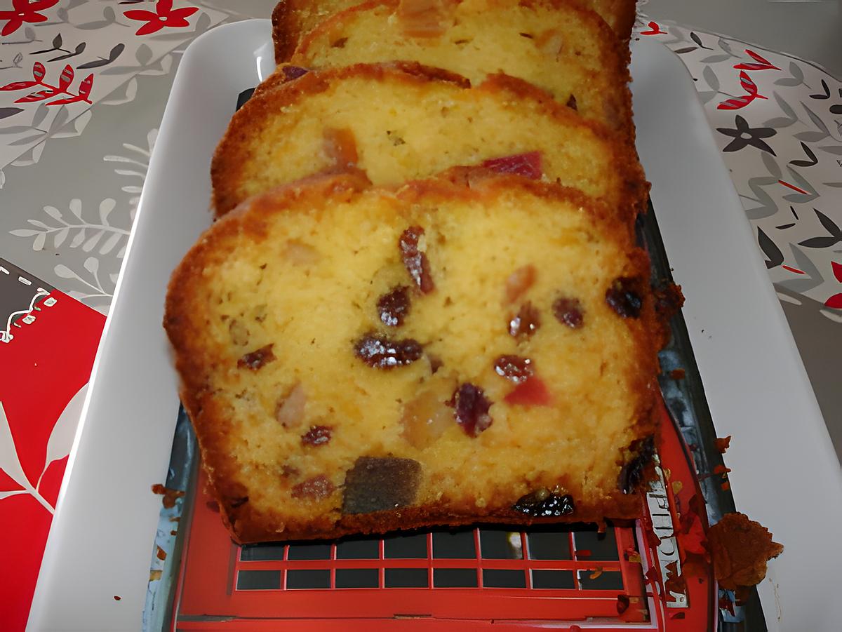 recette cake aux fruits confits