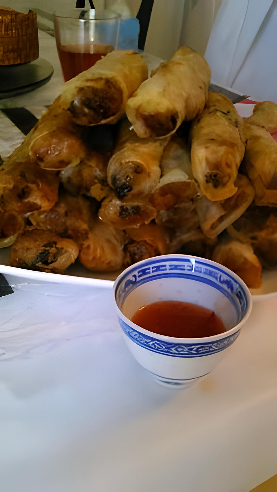 recette Nems au boeuf