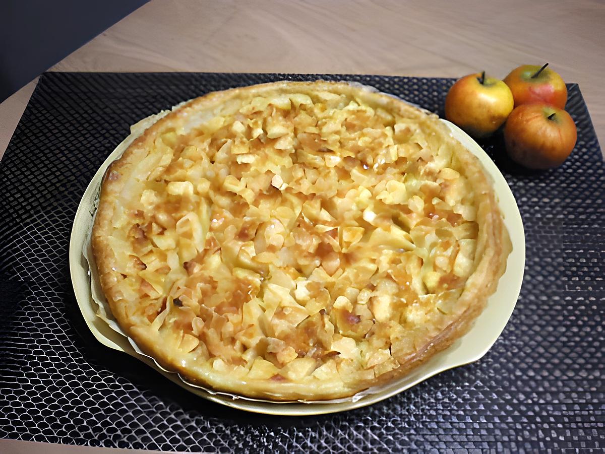 recette tarte flamande aux pommes