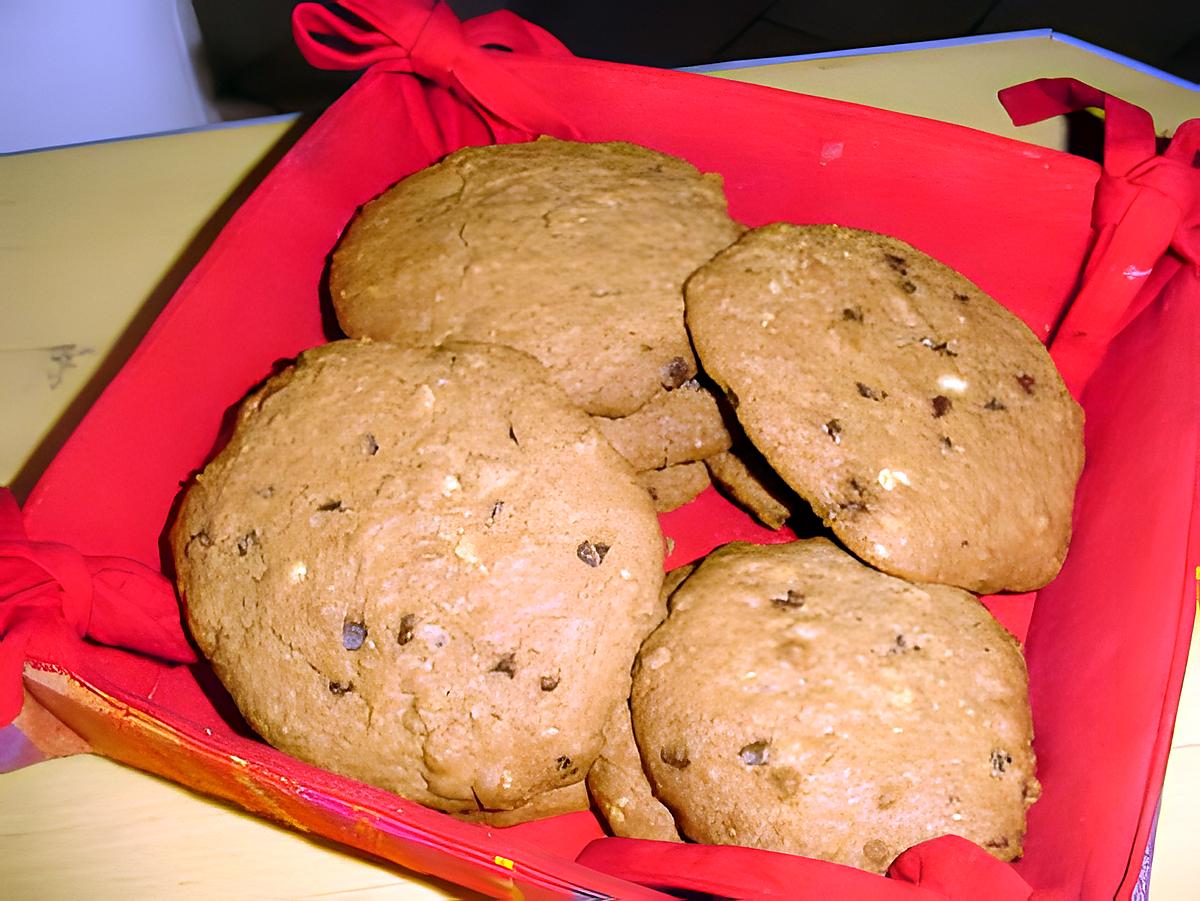 recette Cookies au muesli et pépites de chocolat