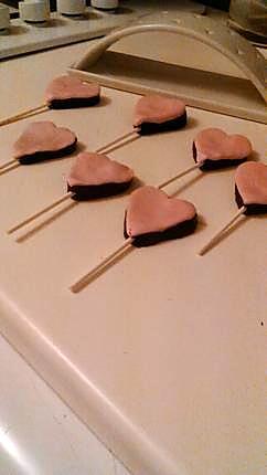 recette Cake pops coeur