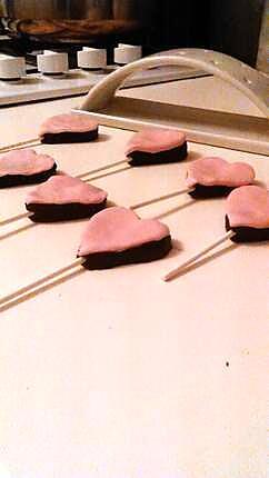 recette Cake pops coeur