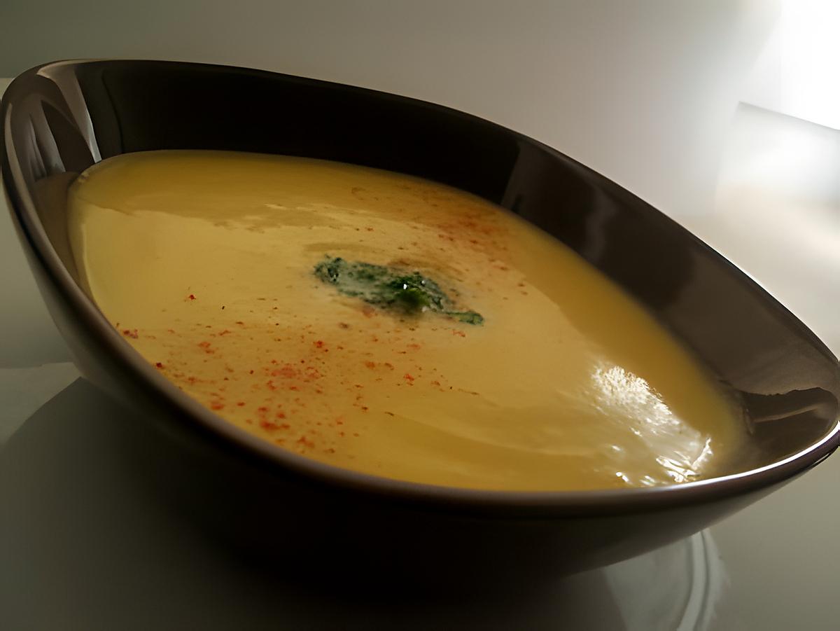 recette Velouté de courge et châtaignes à la crème