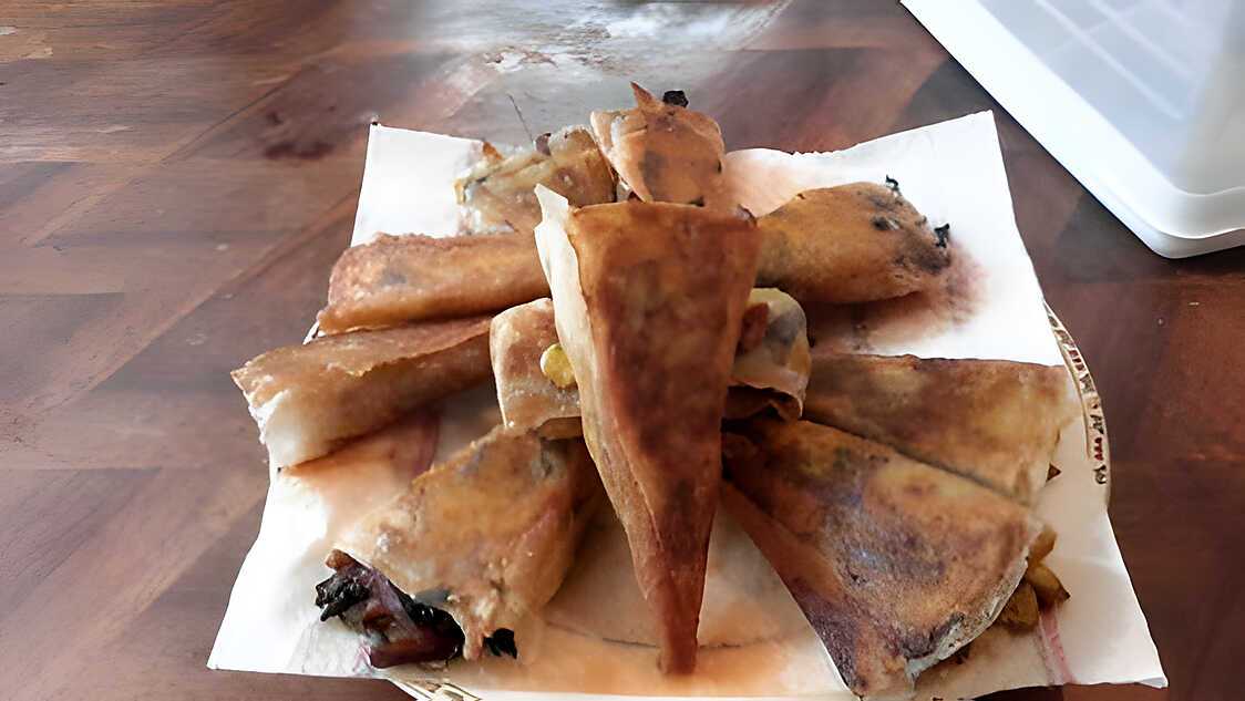 Recette de Cornet aux champignons