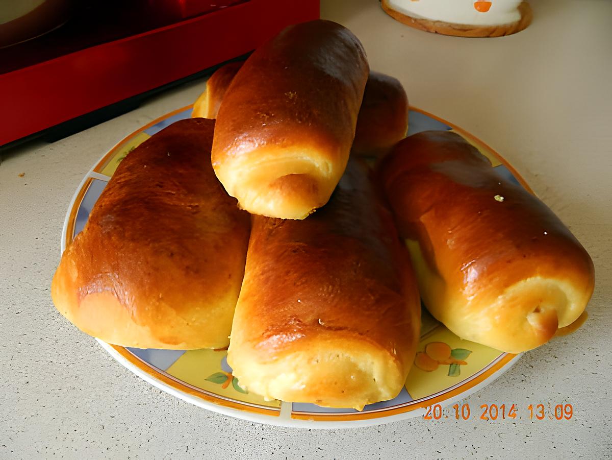 recette Petits pains au chocolat briochés