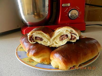 recette Petits pains au chocolat briochés