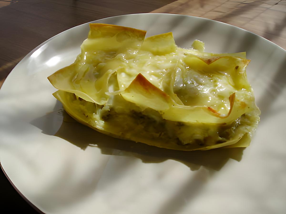 recette lasagnes aux asperges vertes