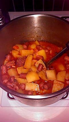 recette Ragout de pomme de terre aux saucisse de strasbourg