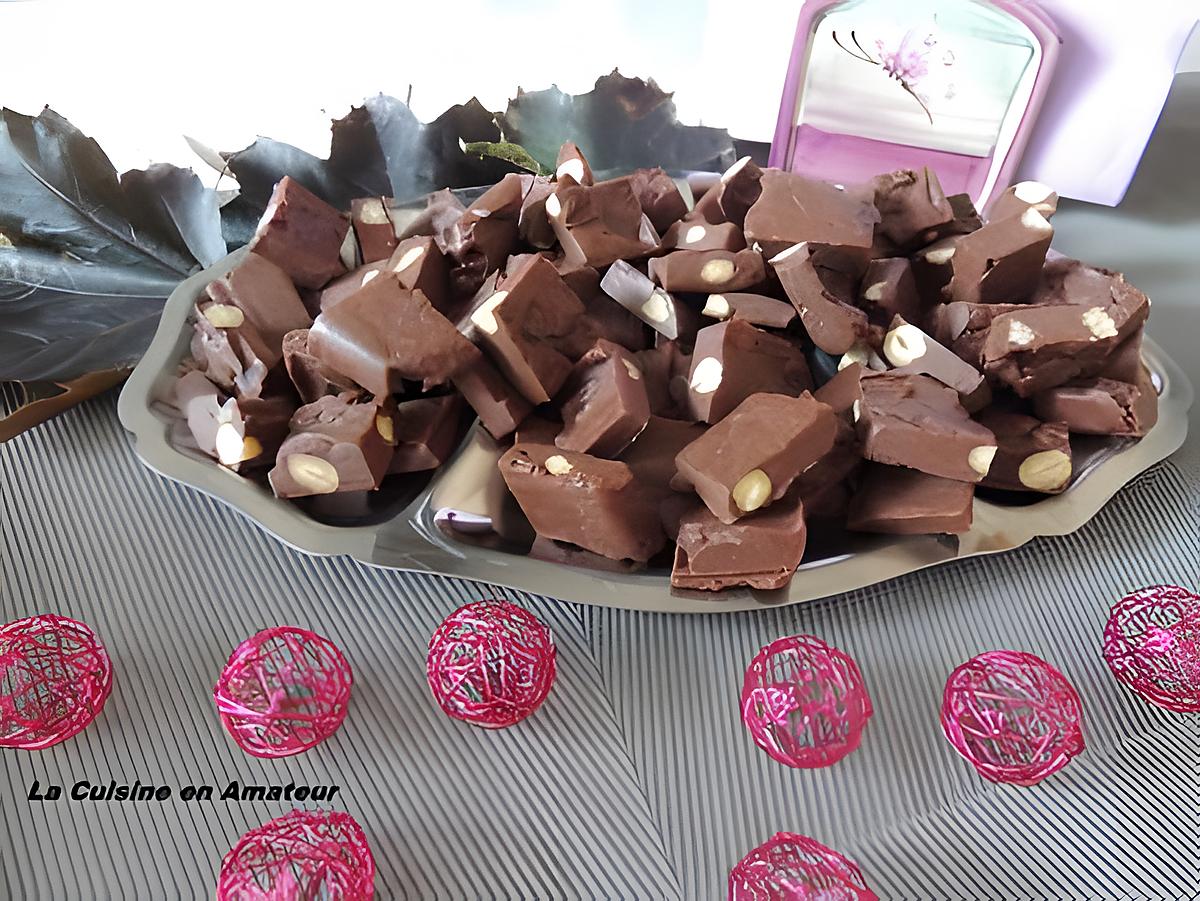 recette Fudge aux noisettes