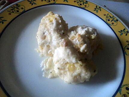 recette Gratin de quenelles a la sauce mornay