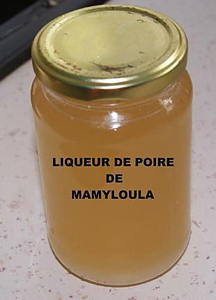 recette Liqueur de poires