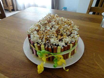 recette gateau multicolore de  CHRISTELLE "pour les 13 ans de THEO