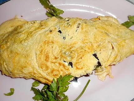 recette Omelette aux cépes