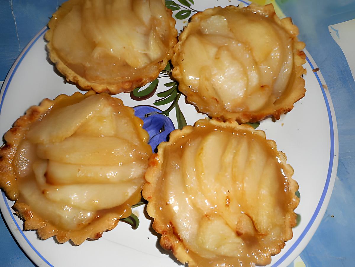 recette Tartelettes aux poires