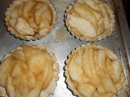 recette Tartelettes aux poires