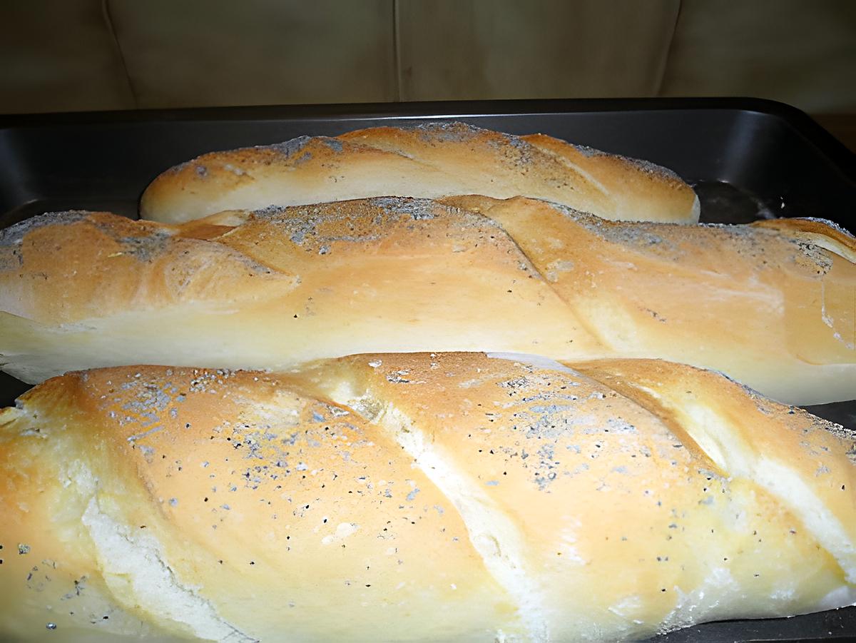 recette baguettes aux graines de pavot