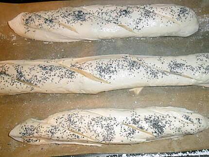 recette baguettes aux graines de pavot