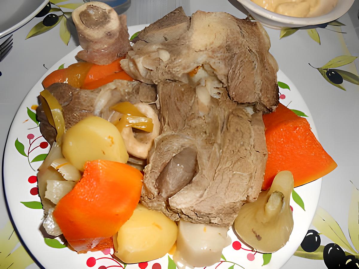 recette PETIT POT AU FEU ET FARANDOLE DE LEGUMES