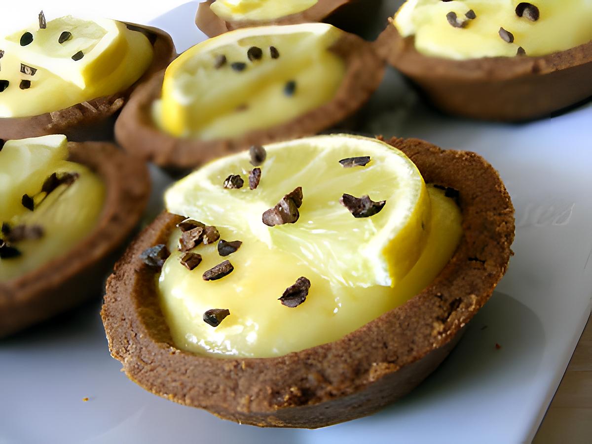 recette Mini tartelettes choco-citron