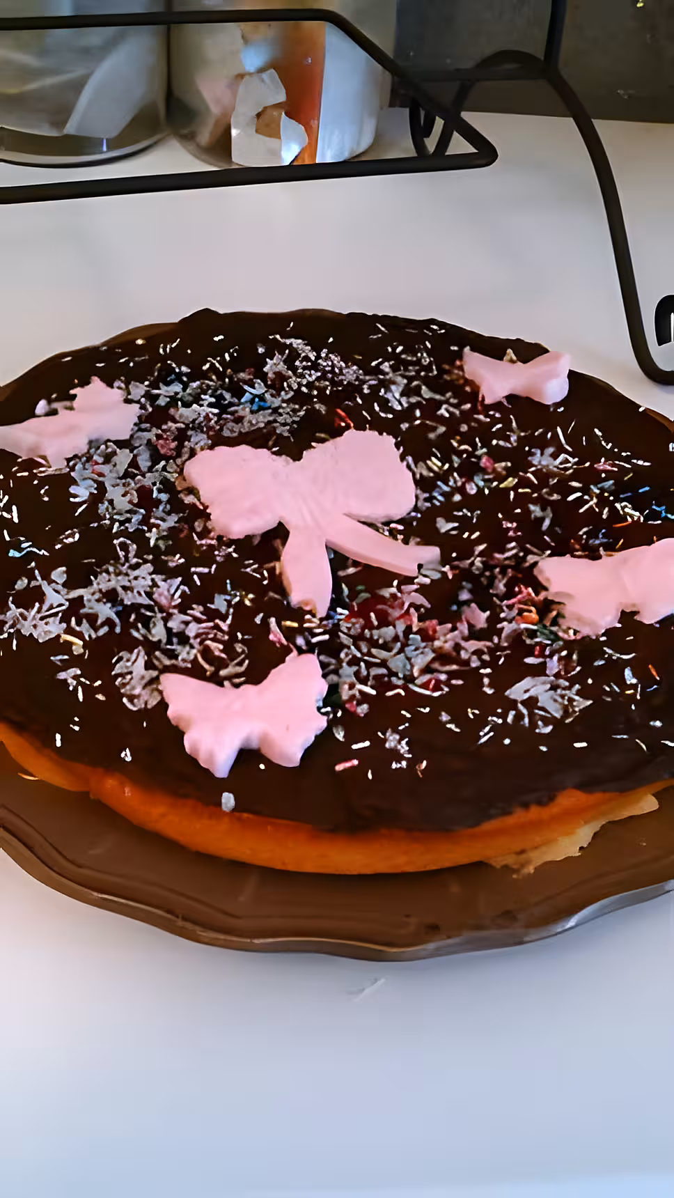 recette Gateau Magique a la noix de coco/choco