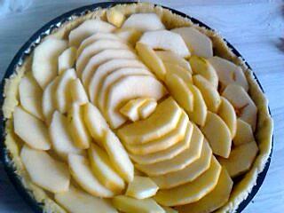 recette tarte aux pommes crème citron