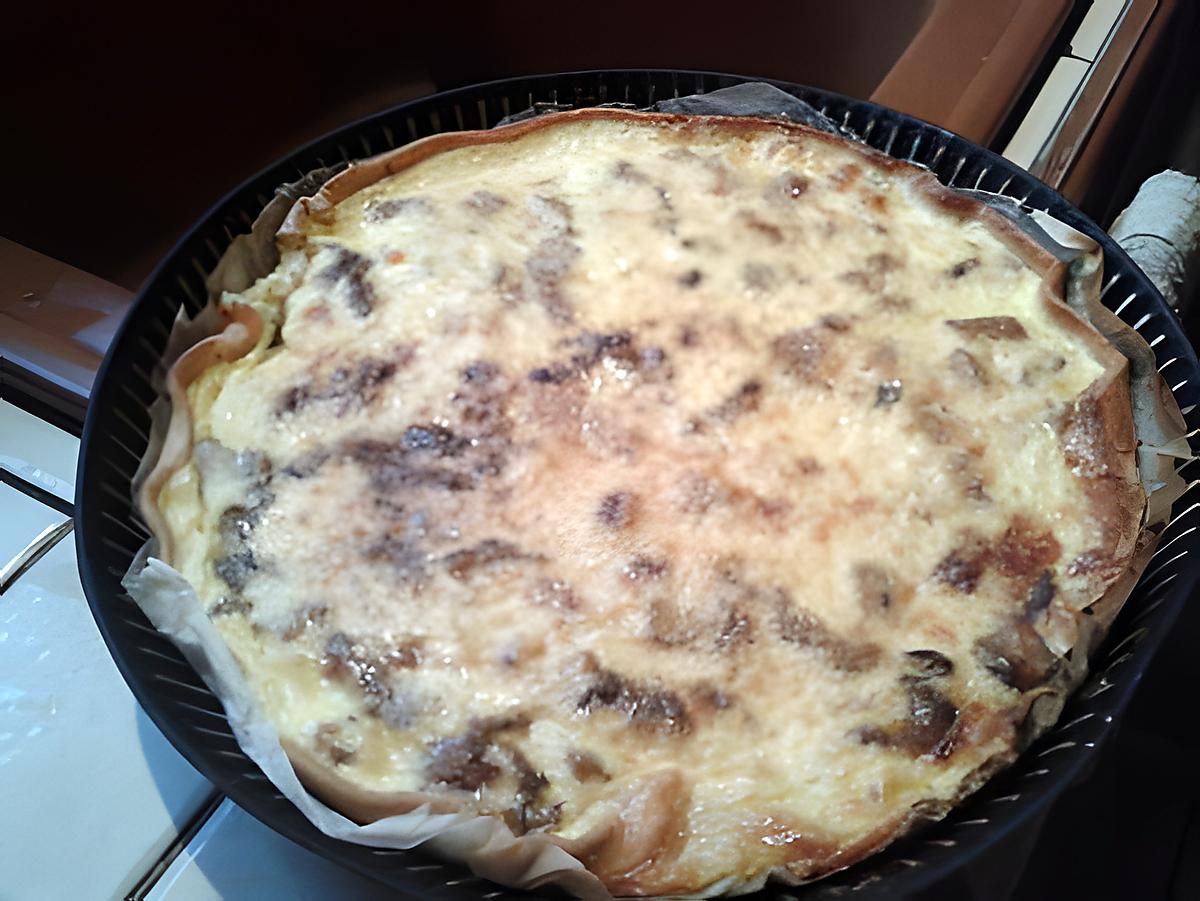 recette Quiche aux cepes