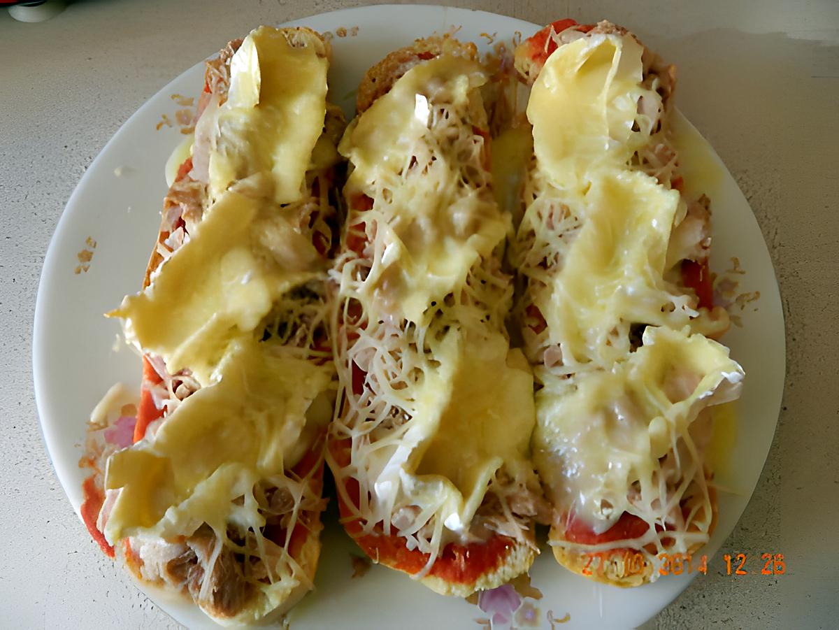 recette Tartines gourmandes