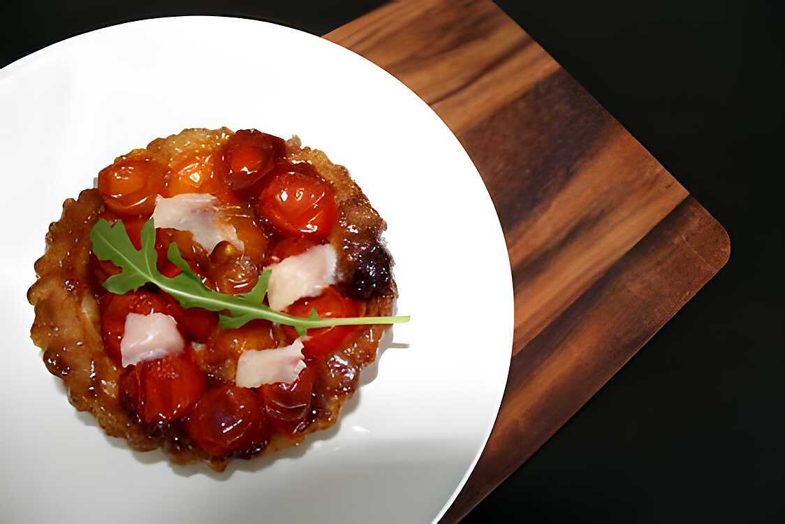 Tatin de tomates cerises