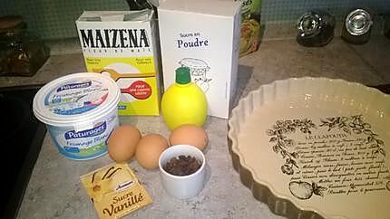 recette gateau au fromage blanc et raisins secs