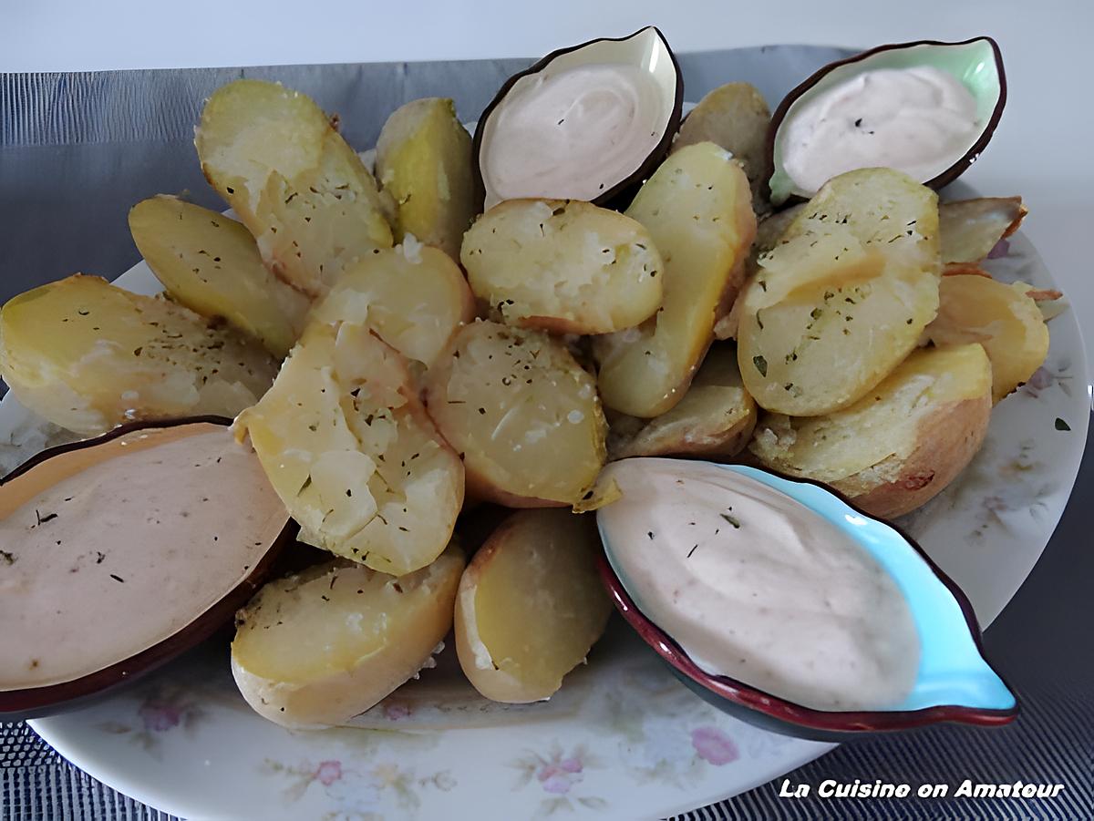 recette Pommes de terre au four et crème de paprika de Jeanmerode.