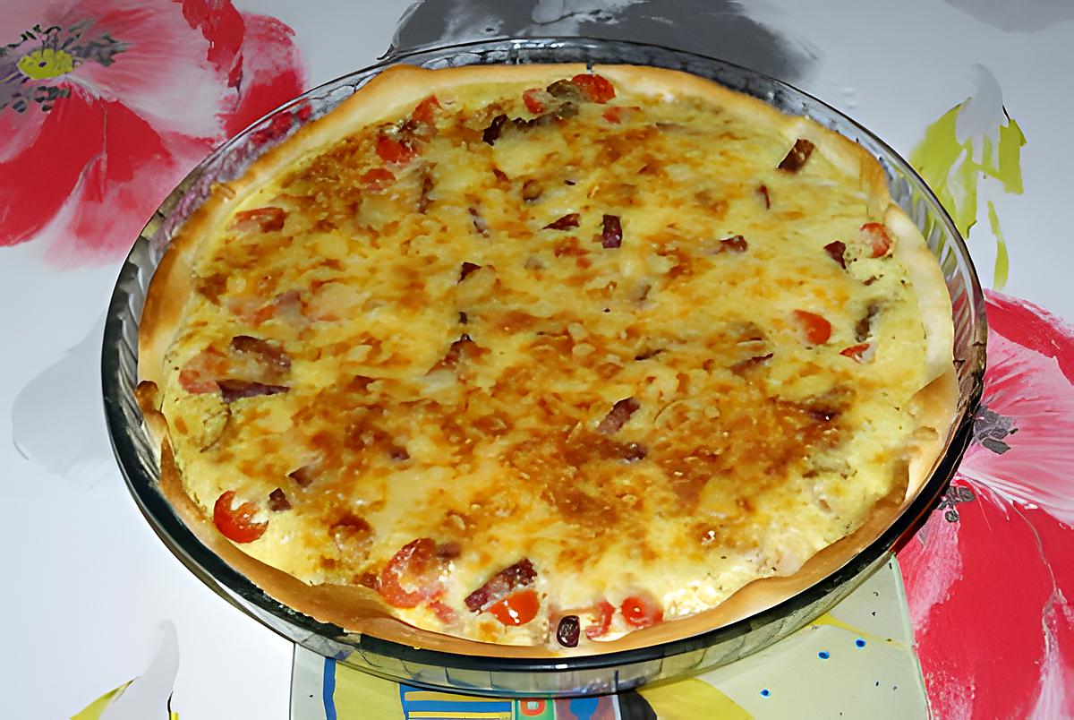 recette Quiche Aux Lardons De Canard & Tommette De Brebis