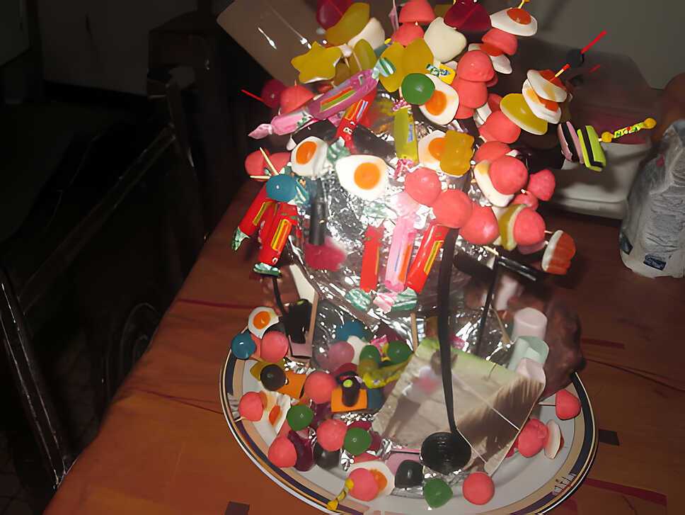 recette gateau bonbons,, anniversaire norah