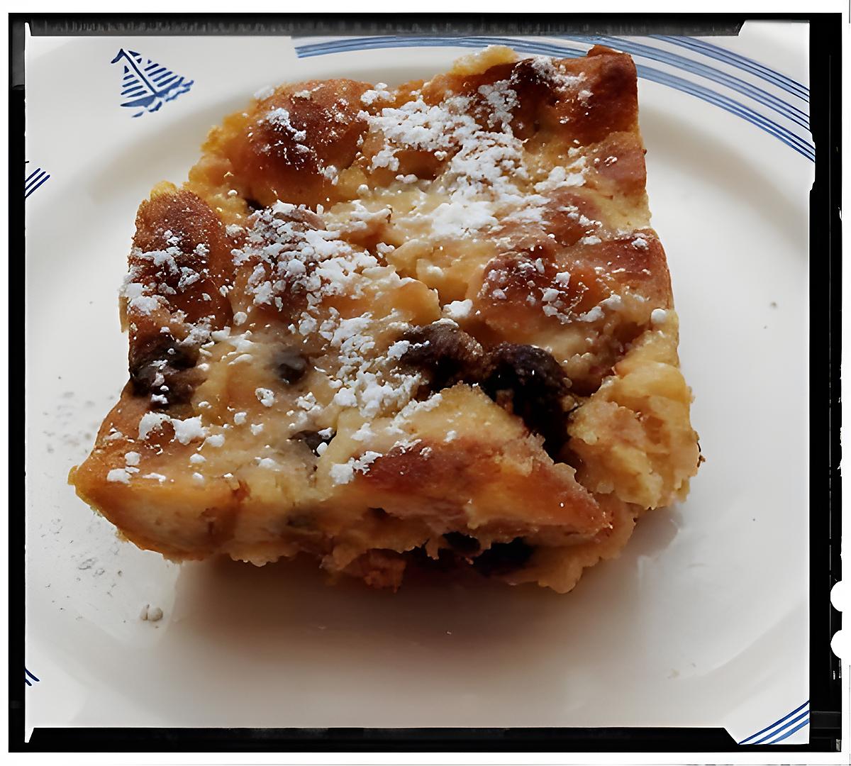 recette gratin brioché aux raisins secs