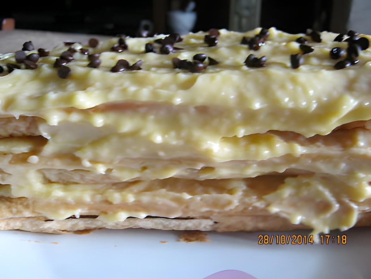 recette Dessert feuilleté rapide