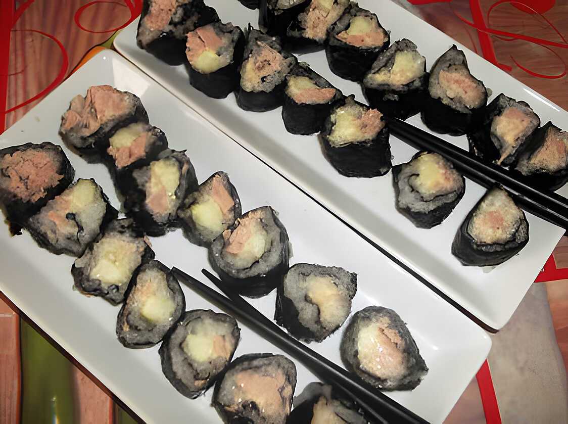 Recette de Makis thon et concombre