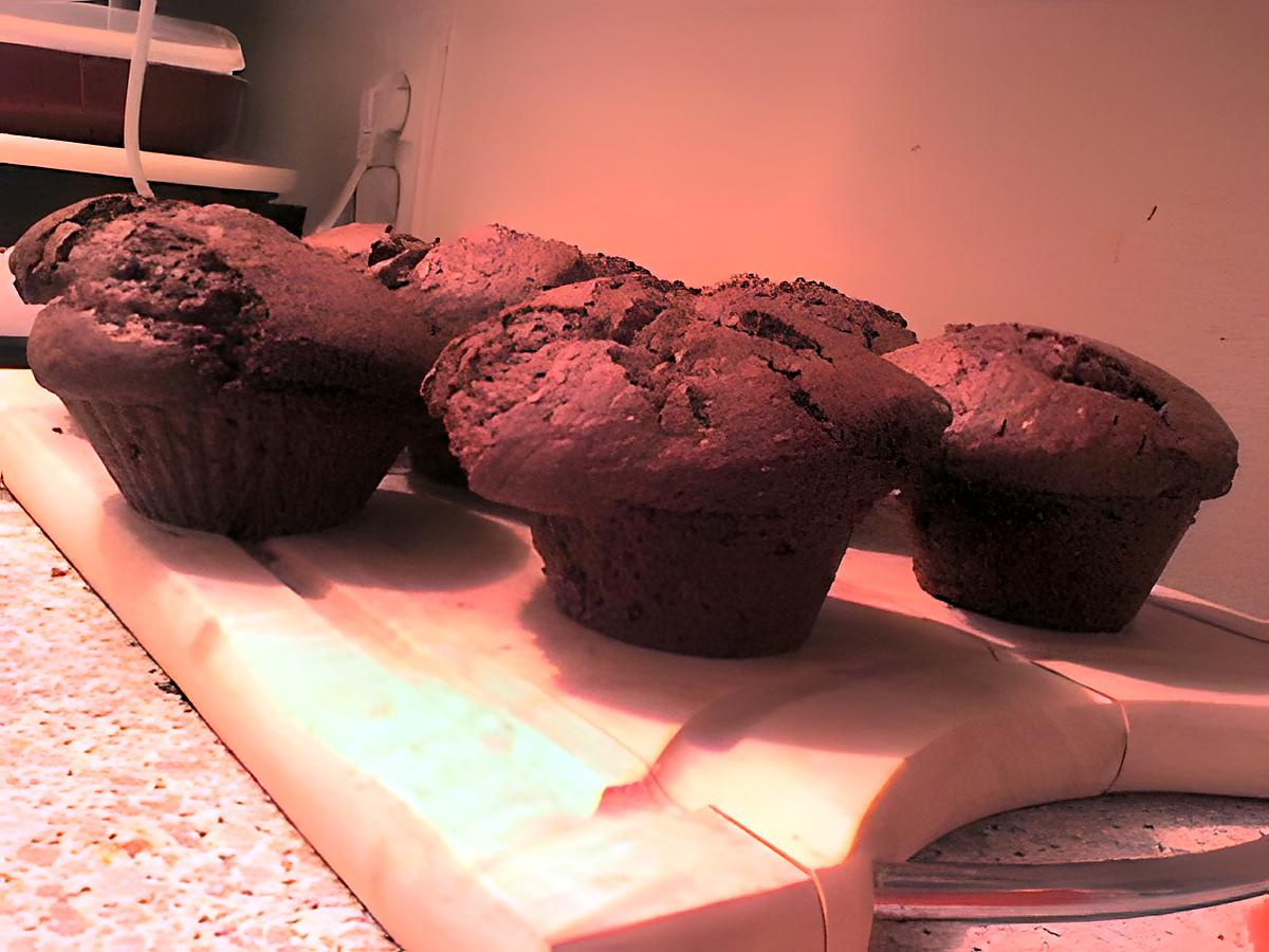 recette Muffins Cacao et Beurre de Cacahuètes