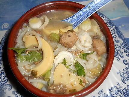 recette Soupe vietnamienne au canard et pousses de bambou