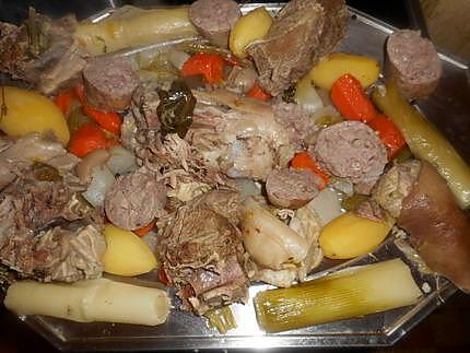 recette Pot au feu aux trois viandes