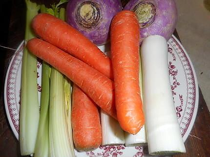 recette Pot au feu aux trois viandes