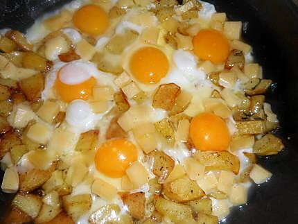 recette Oeufs au plat savoyard