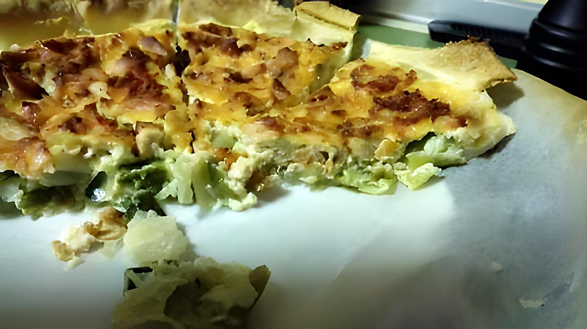 recette Quiche poireau et saumon