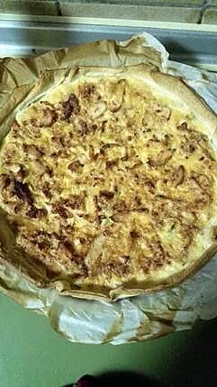 recette Quiche poireau et saumon