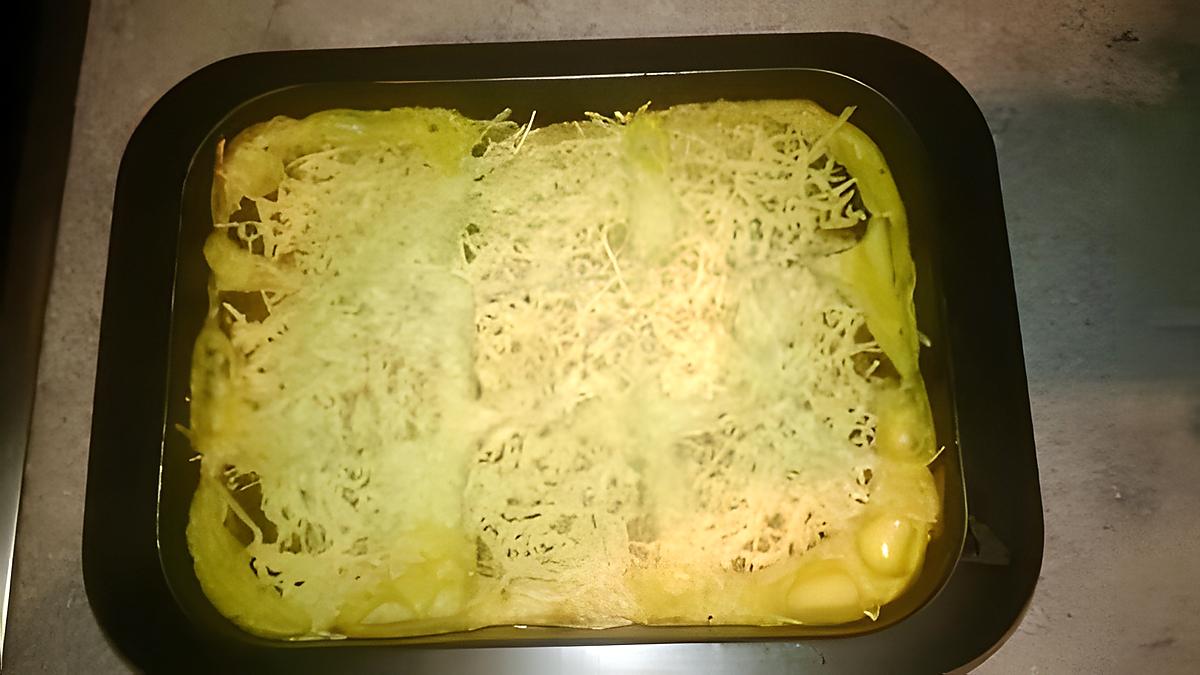 recette poireaux en gratin ,et béchamel au curry ,