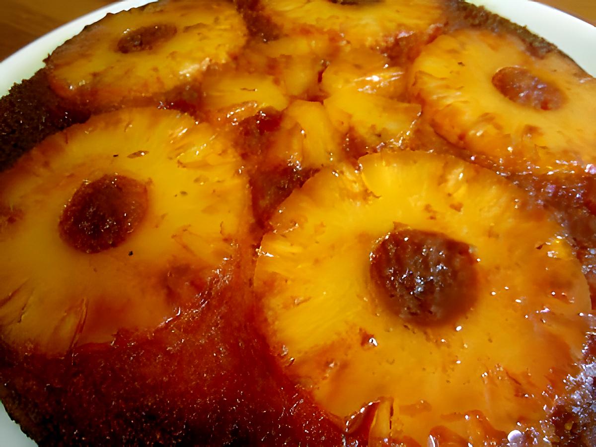 recette Gâteaux Renversé Caramel - Ananas - Coco