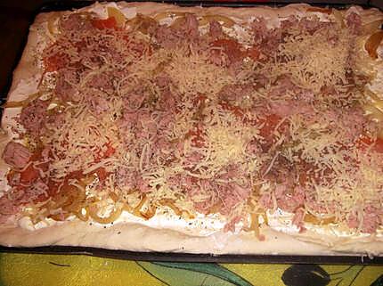recette Pizza saumon fumé et thon